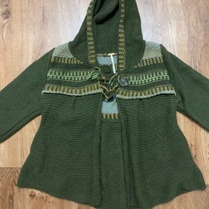 Free People Hooded Sweater with pockets
